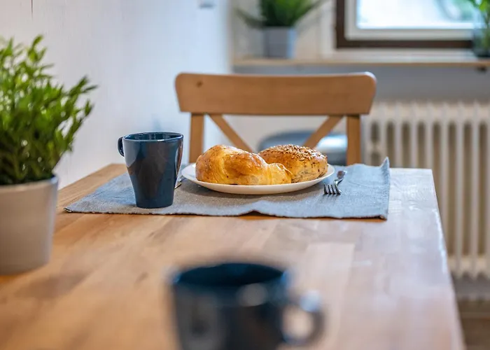 Obere Rheinblick-oase Komfort Mit 2 Sz Balkon 아파트